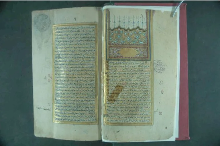 مخطوطة مكتبة الحرم المكي نسخت سنة 746هـ على يد الناسخ محمد بن عثمان الحنبلي