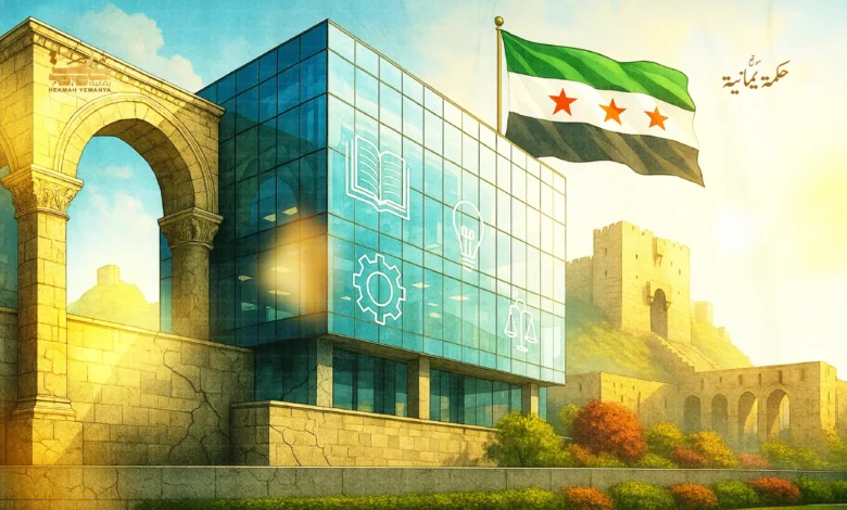 التخصصية في بناء الدولة السورية الجديدة